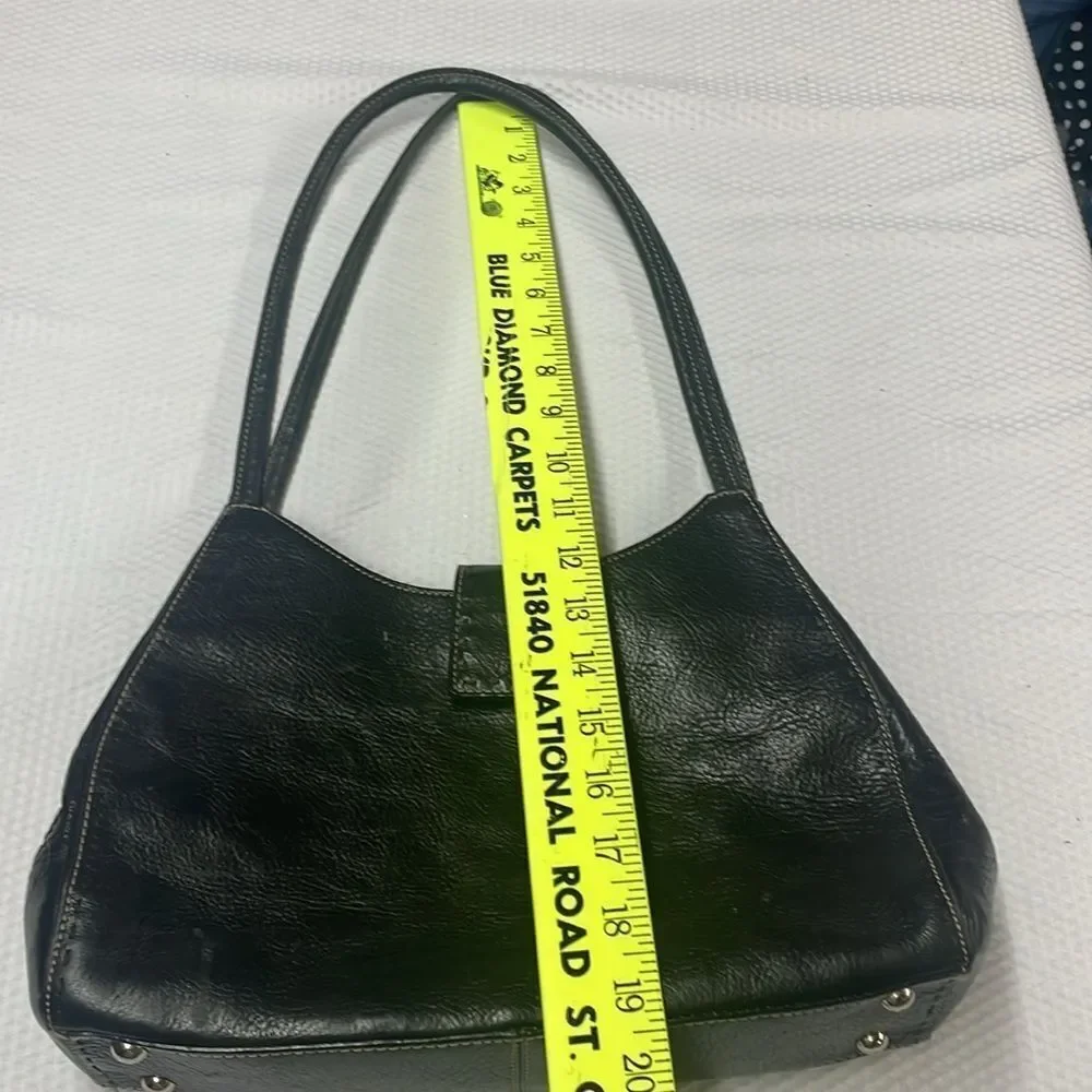 Fossil Black Leather Shoulder Bag - Picture 13 of 14